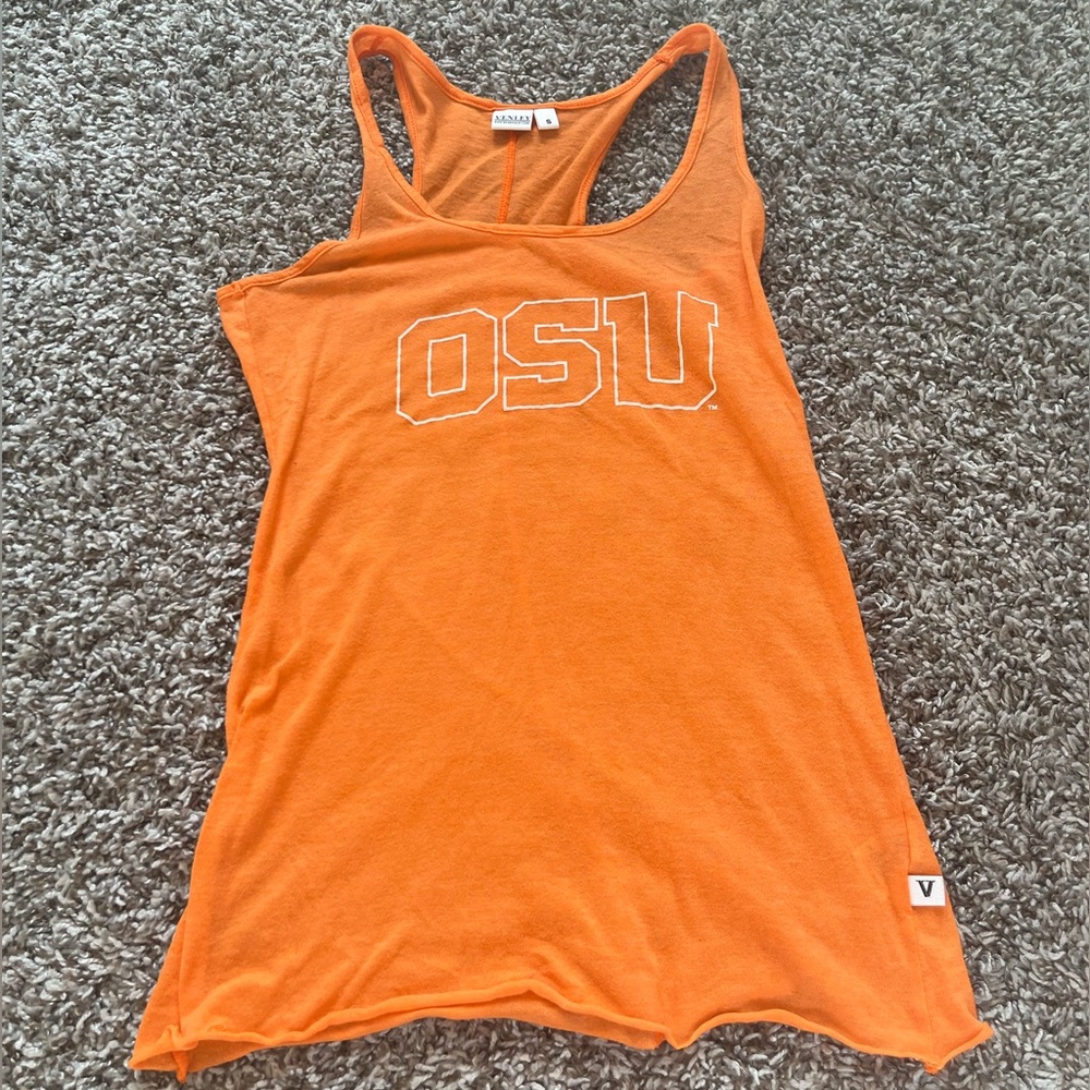 Orange Athletic Tank Top with OSU Branding